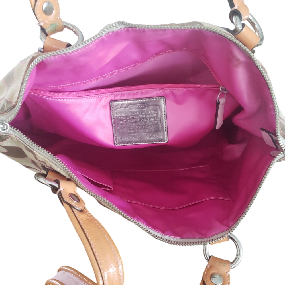 Coach Poppy JUNK Tote DAMAGED